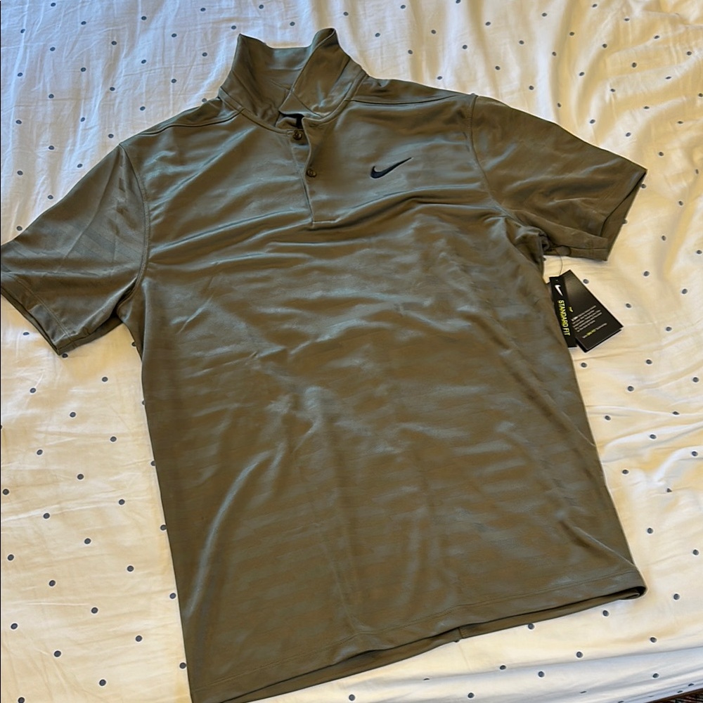 Nike Men’s Dri-Fit Polo - M / Green / Standard Fit
